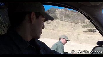 Border officer catches redhead immigrant