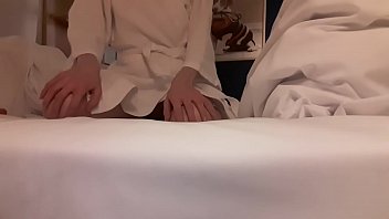 Masturbation at hotel room.