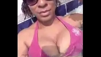 Twerking These Ass And Titties In The Pool! (Caramel Kitten)