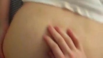 Sexy ass girlfriend gets jizzed on