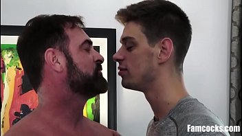 Stepdad eats my ass before putting his dad cock in it