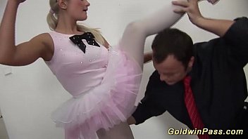 flexible ballerina gets fisted