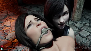 Tomb Raider and Final Fantasy Crossover Hentai Yuri 3D [theropedude]