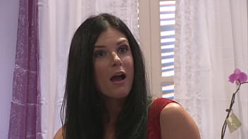 Family Fantasy - Beautiful mature stepmom with long legs sure is surprised by her stepson's big dick - India Summer, Dane Cross