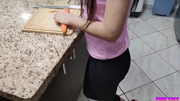 My Hot Is Eager For A Big Cock I Cause Her Carrot In The Ass