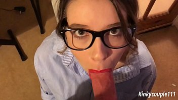 Geeky Employee 1 - Employee into sucking dick - kinkycouple111