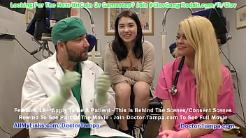 $CLOV - Mina Moon Undergoes Her Mandatory Student Gynecological Exam @ Doctor Tampa & Destiny Cruz's Gloved Hands @ Doctor-Tampacom EXCLUSIVE MEDFET!