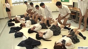 JAV synchronized missionary sex led by teacher