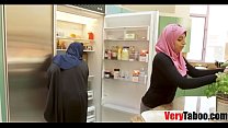 Sexy Hijab Babe Gets Fucked Hard By Her Stepfather