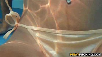 Two Filipina Amateurs Fingered At The Pool